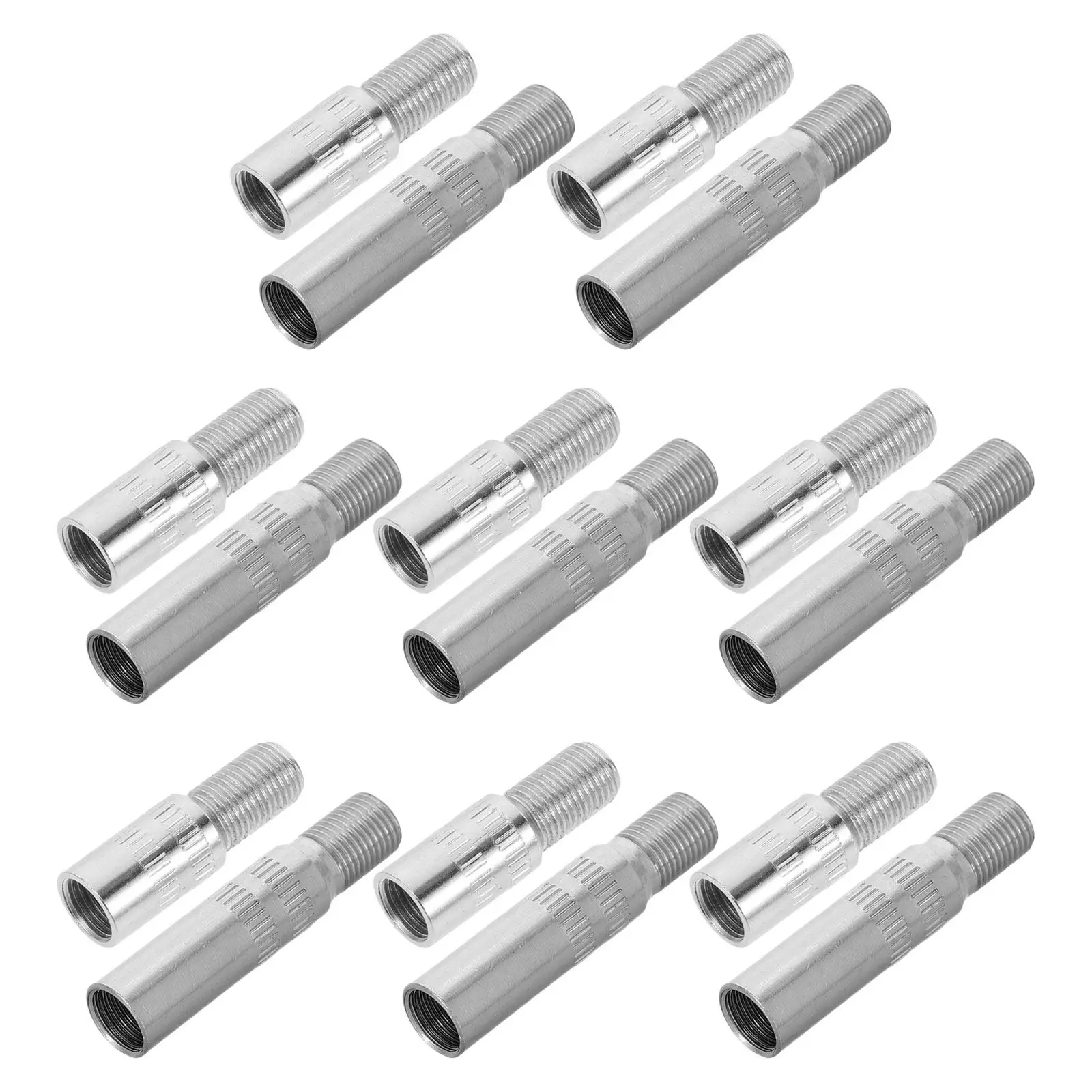 16Pcs Tire Valve Stem Extenders Flexible Air Valve Extension Adapter Set for Cars Trucks Rvs Accurate Inflation Leak Proof Tire