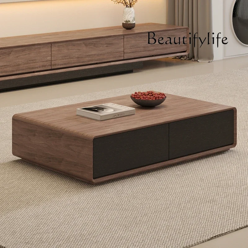 

JB Luxury Decoration Coffee Table Modern Living Room Storage Drawers Designer Side Table Moving Meubles Lounge Suite Furniture