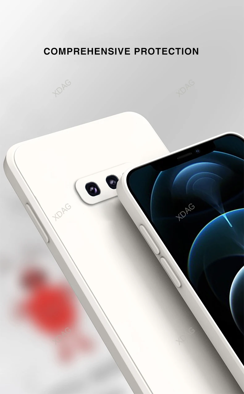 Original Handyhülle für Samsung Galaxy S10E S10 E Plus Kameraschutz Interne Beflockung Flüssigsilikon Fundas Carcasas – Detail 6