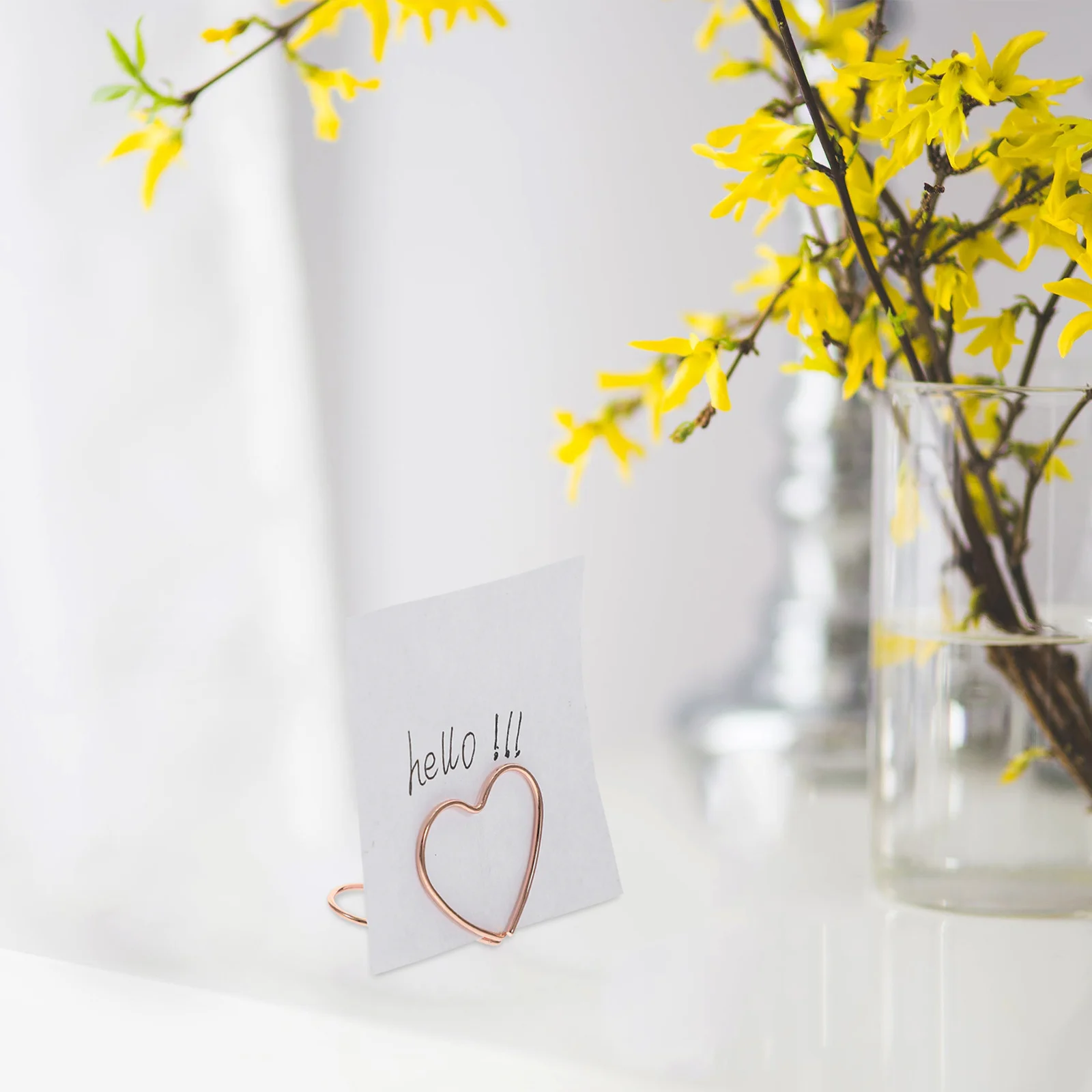 24Pcs Heart Paper Clips Fine Workmanship Multi Use Clips for Files Documents and Desk Accessories File Clip Office Accessories