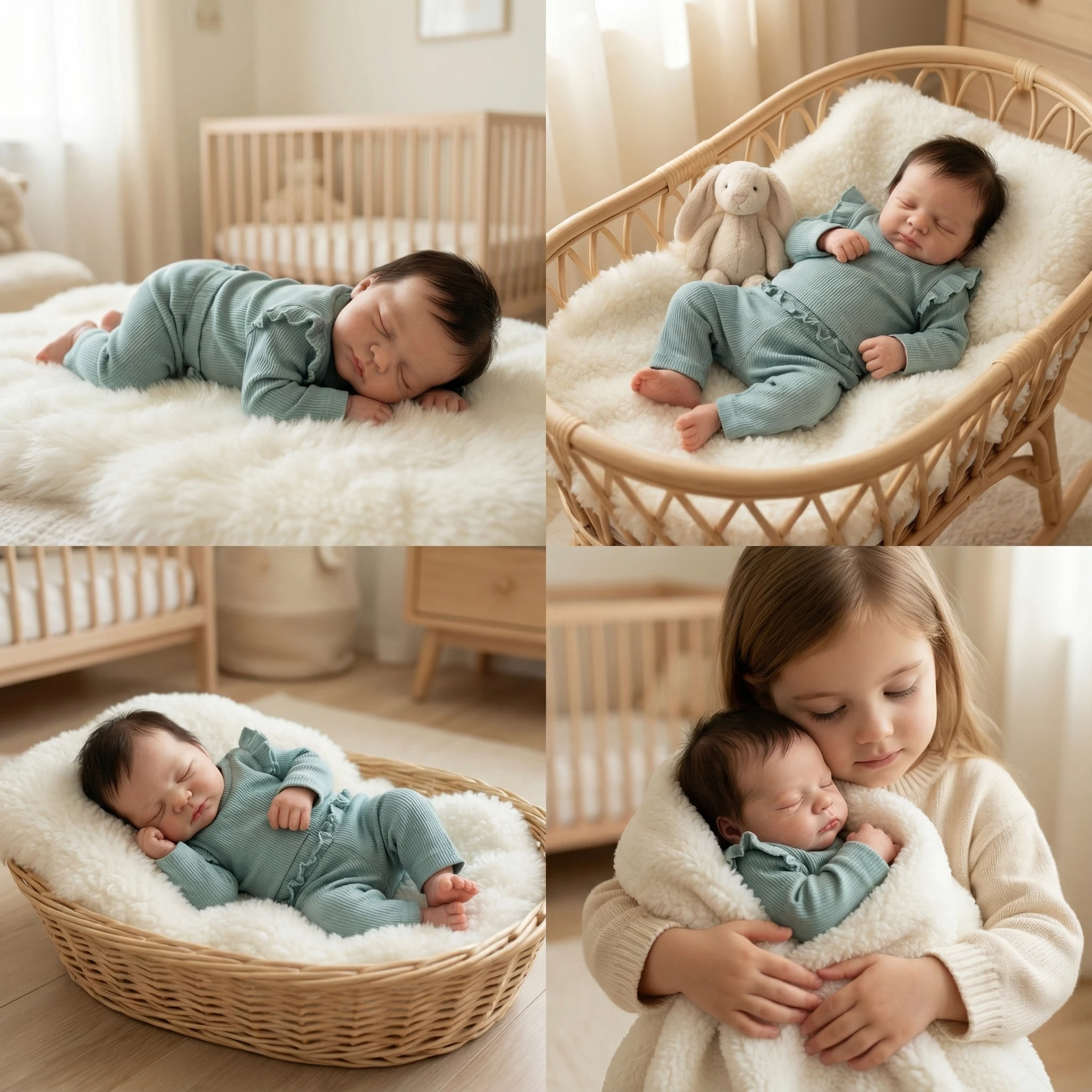 NPK 48CM Pascale Newborn Baby Reborn Doll Realistic Full Body Soft Touch Collectible with 3D Skin And Hand-Painted Veins