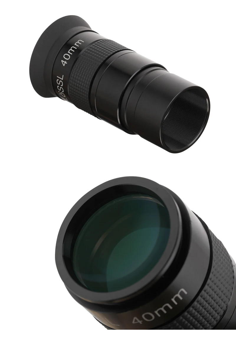 Imagem -04 - Telescópio Astronômico Ocular Fmc Campo de Visão Aparente 40 ° Revestimento Multi Verde Metal de Observação da Lua 125 Plossl 40 mm