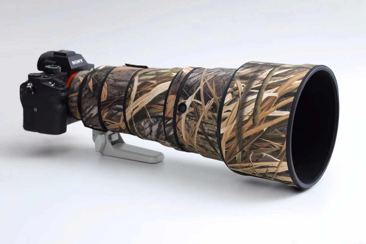 ROLANPRO Objektivmantel für SONY FE 300mm F2.8 GM OSS wasserdichte Schutzhülle Camouflage Regenschutz SEL300F28GM Guns Sleeve – Detail 1
