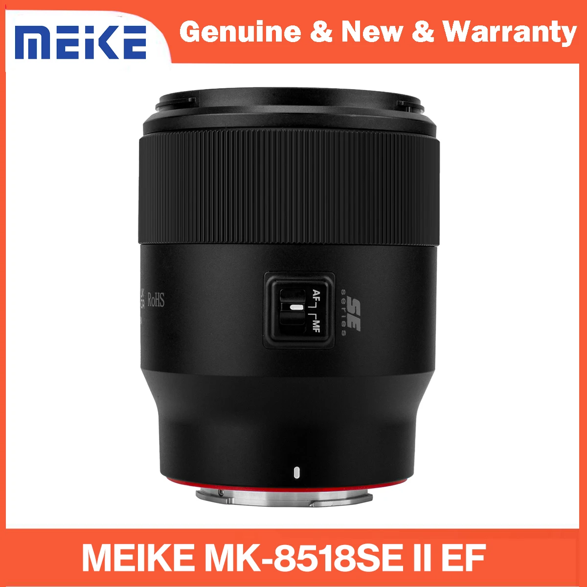 Lente de Retrato Teleobjetivo Medio Meike 85mm F1.8 SE Mark II de Enfoque Automático para Cámaras Canon EOS con Montura EF 5D Mark IV 6D Mark II