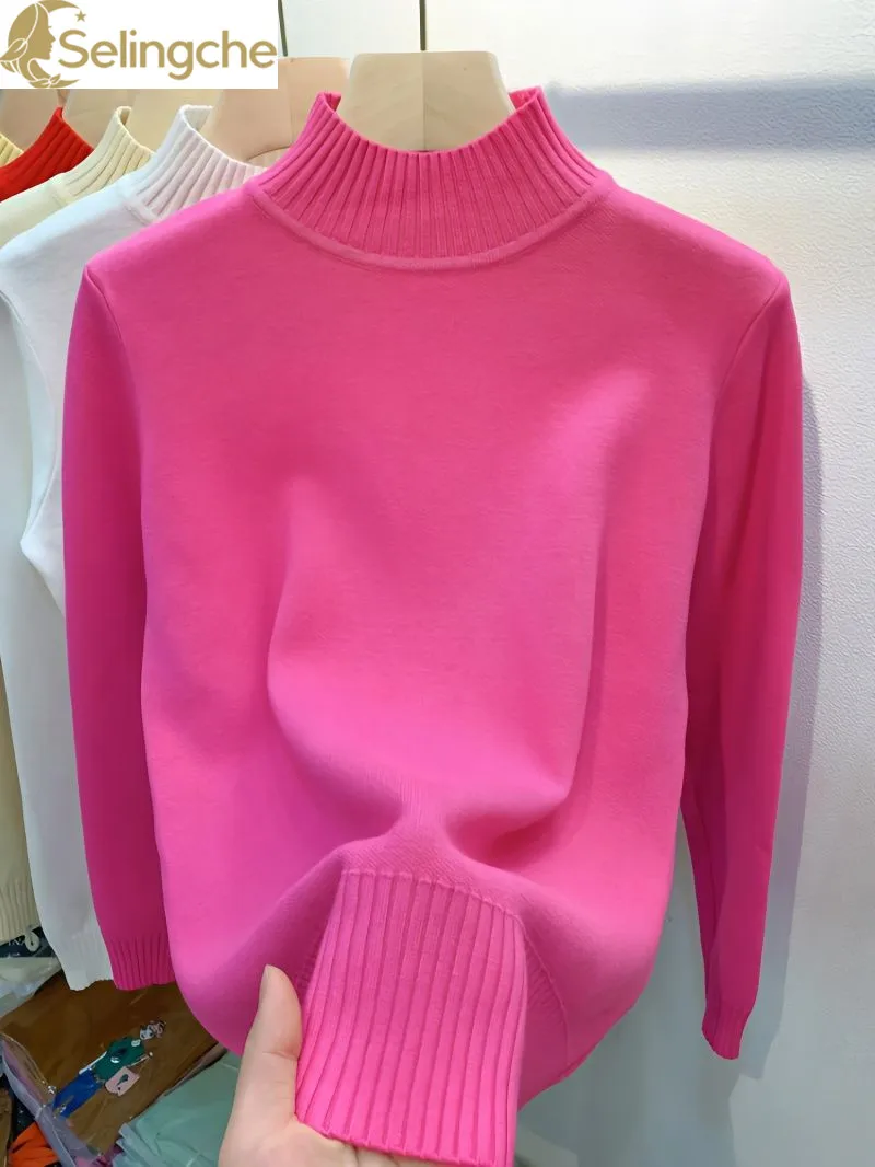 Multi Colored Long Sleeved Knitted Sweater for Women's Autumn and Winter New Item Korean Version Loose and Stylish Women's Top