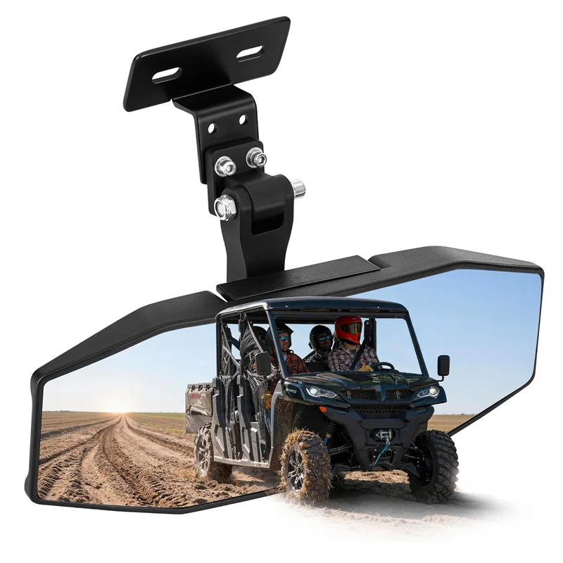 UTV Rear View Mirror Multi-Angle Adjustment Convex Rearview Mirror Compatible With CFMOTO UFORCE 1000/1000 XL UTV Accessories