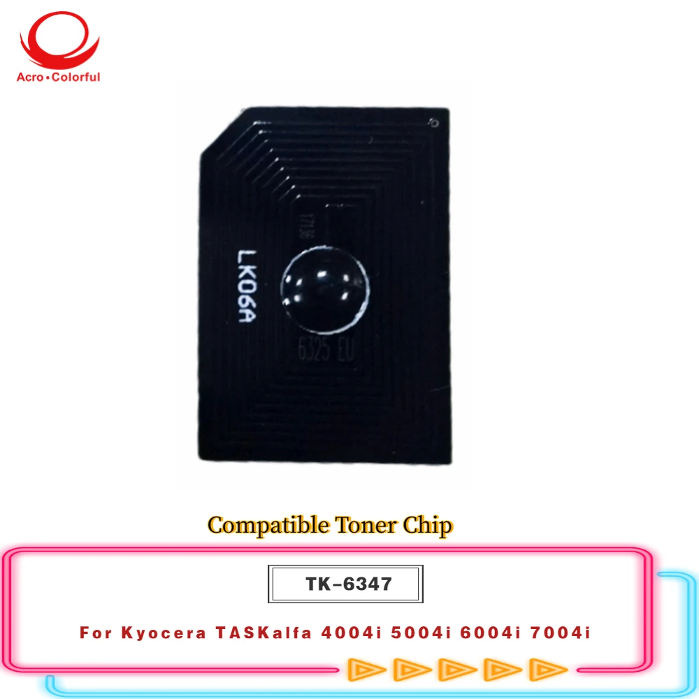 40K NA Version TK-6347 Toner Chip For Kyocera TASKalfa 4004i 5004i 6004i 7004i Laser Printer Cartridge Reset
