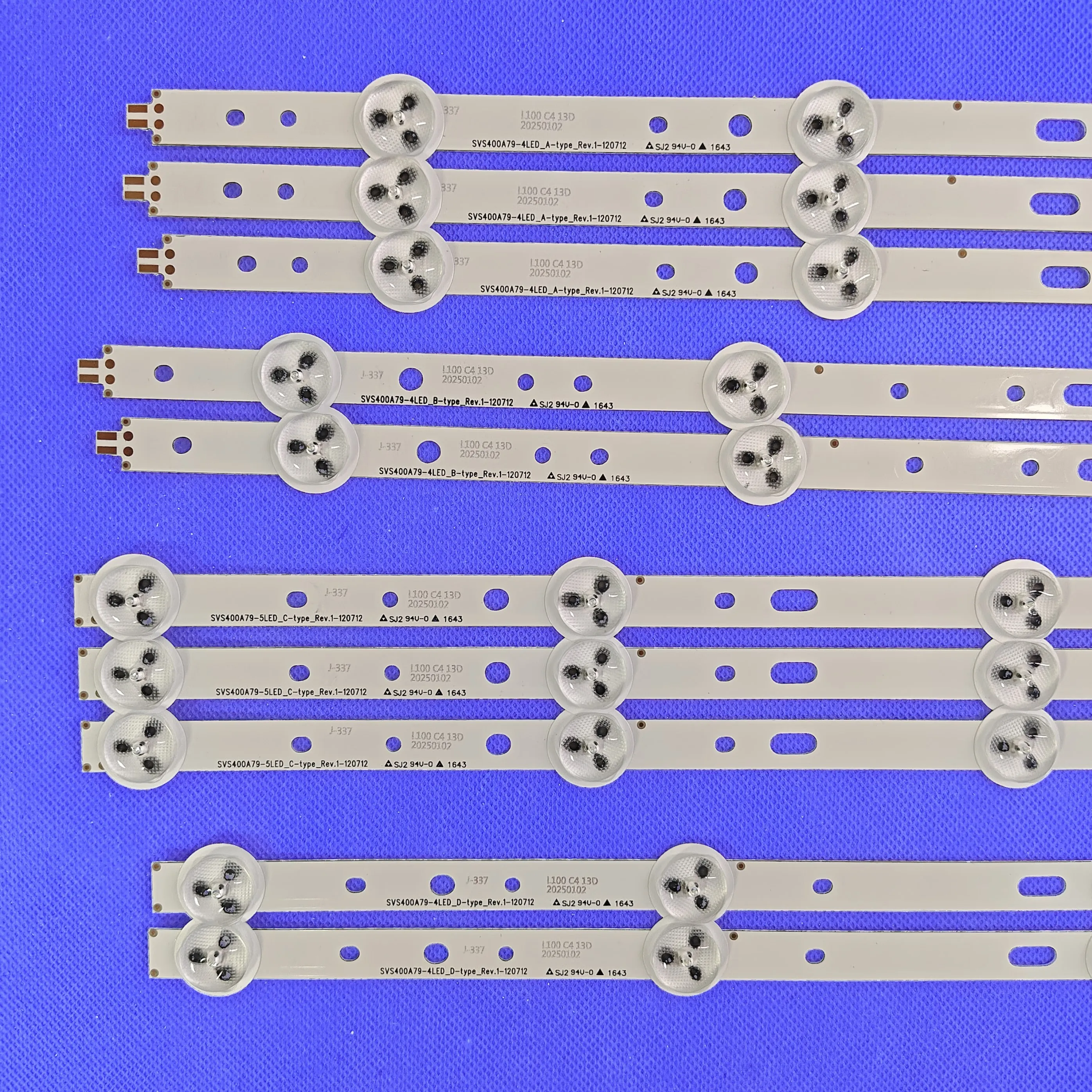 TV Lamp Kit LED Backlight Strips For 40PFL3107H/12 40PFL3107H/60 LED Bars Bands SVS400A79 SVS400A73 LTA400HM23 Tapes