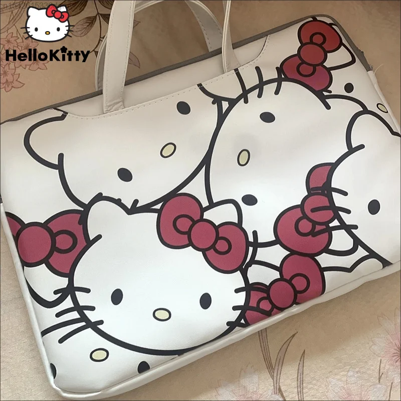 Sanrio Hello Kitty Laptop Accessories Bag Portable For 11 12 To 15.6 16 Inch Apple Huawei Lenovo Dell Protection Notebook Pouch