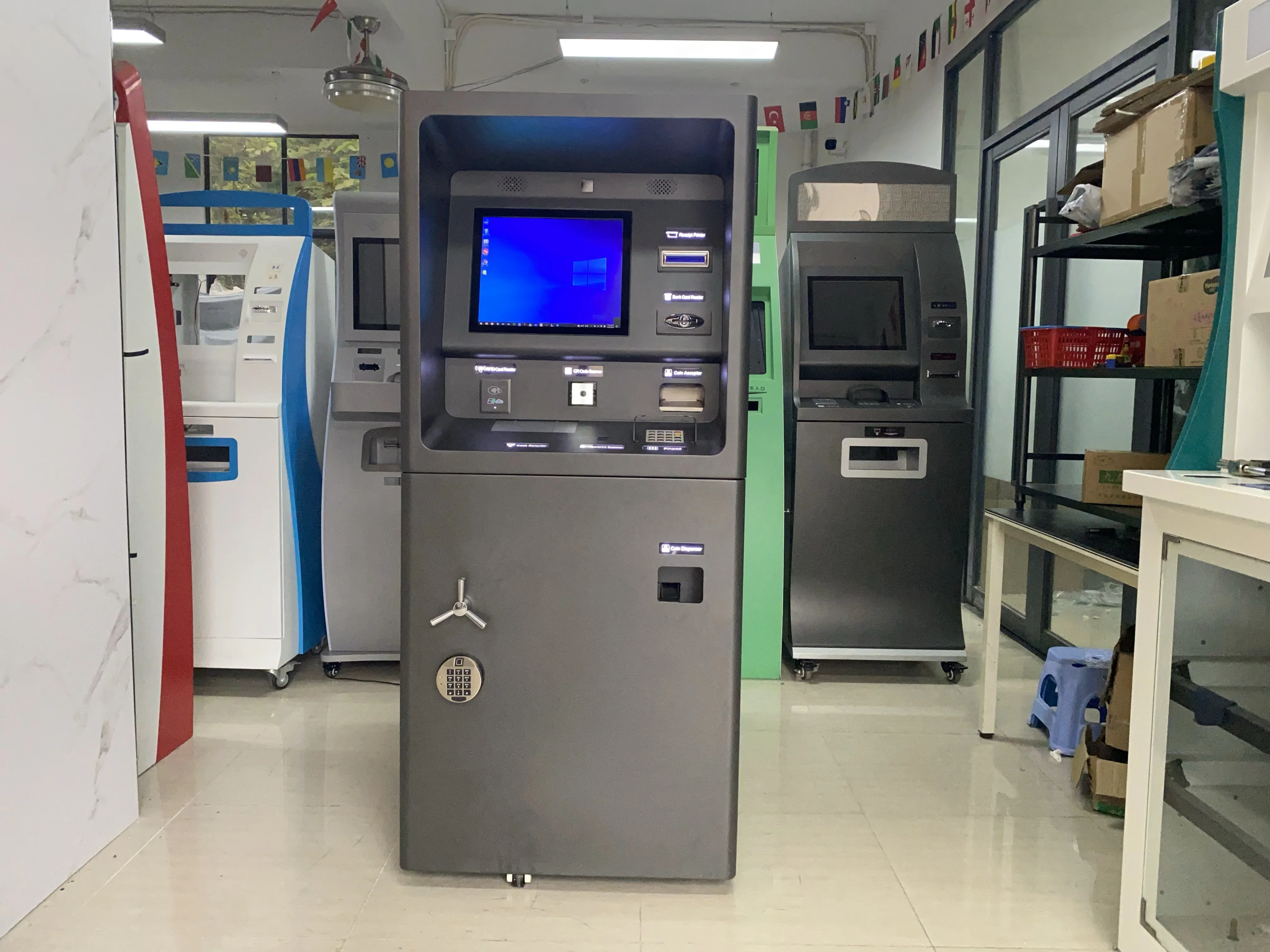 Wincor ProCash 280-T RL Diebold,GRG,Hitachi,OKI,Hyosung,NCR Original Bank ATM Machine Cash Deposit and Withdraw Self Service Mac