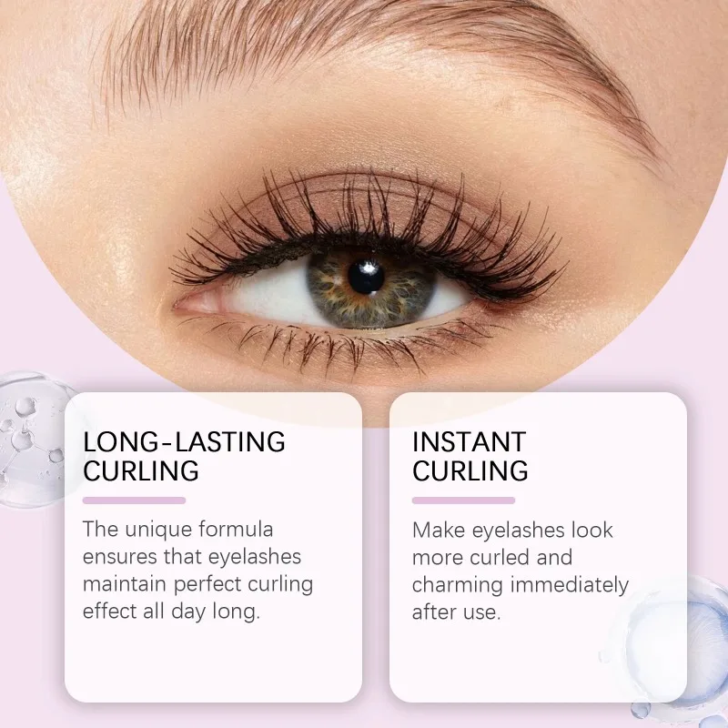 Black Lengthening Mascara Natural Volumizing Curling Eyelashes Smudge-Proof Waterproof Clump-Free Gentle Care Black Mascara 5ml