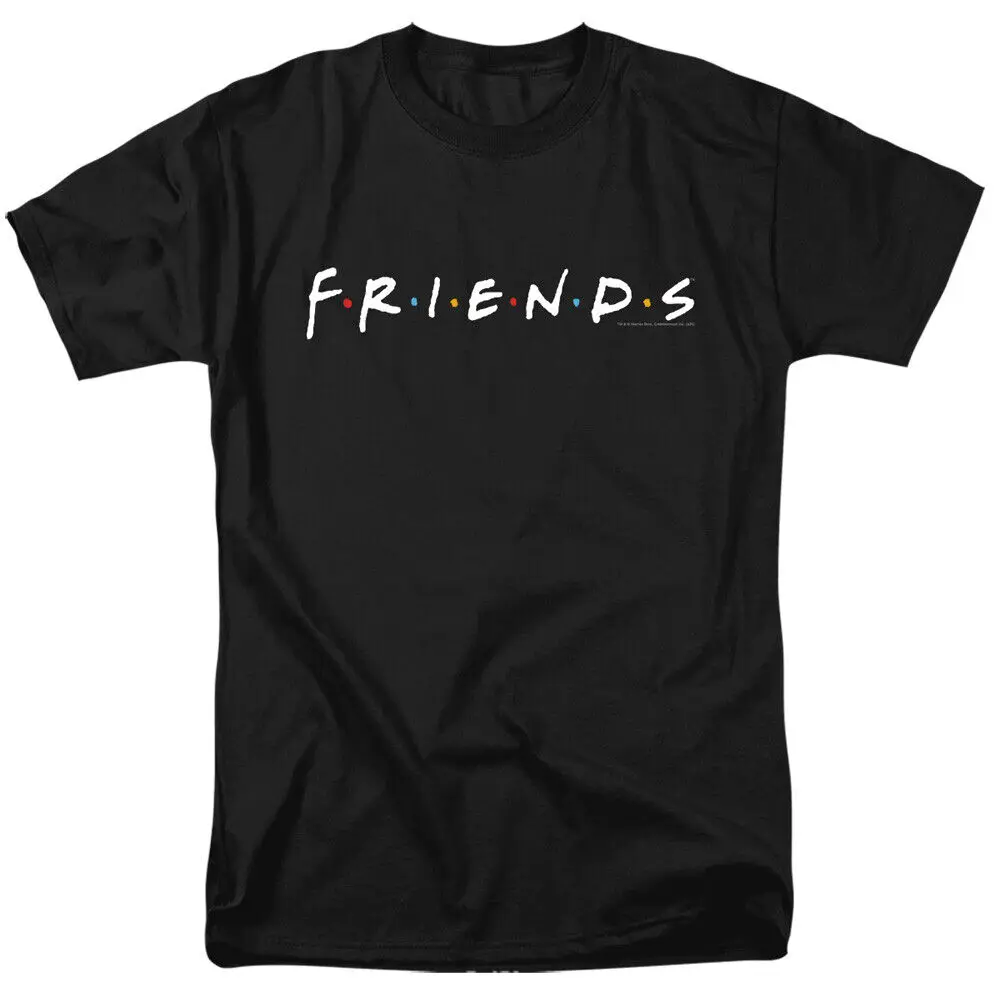 

FRIENDS LOGO Licensed Adult Men's Graphic Tee Shirt Unisex T-shirts For Man Woman Short Summer Tees Casual Cotton Luxury Brand