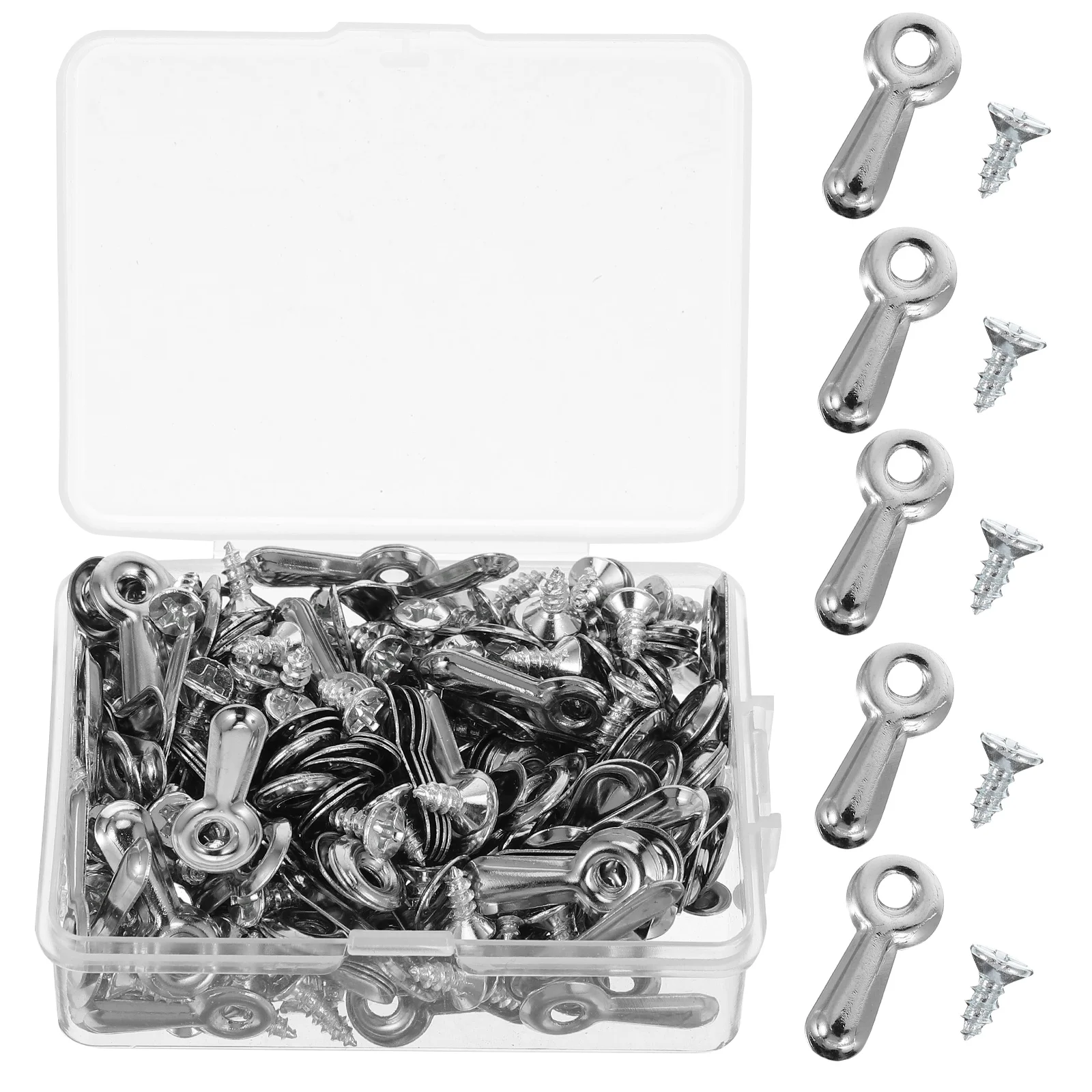 

160Pcs Picture Frame Backing Mount Clips Metal Fasteners for Secure Frame Backboard Installation DIY Framing Hardware Supplies