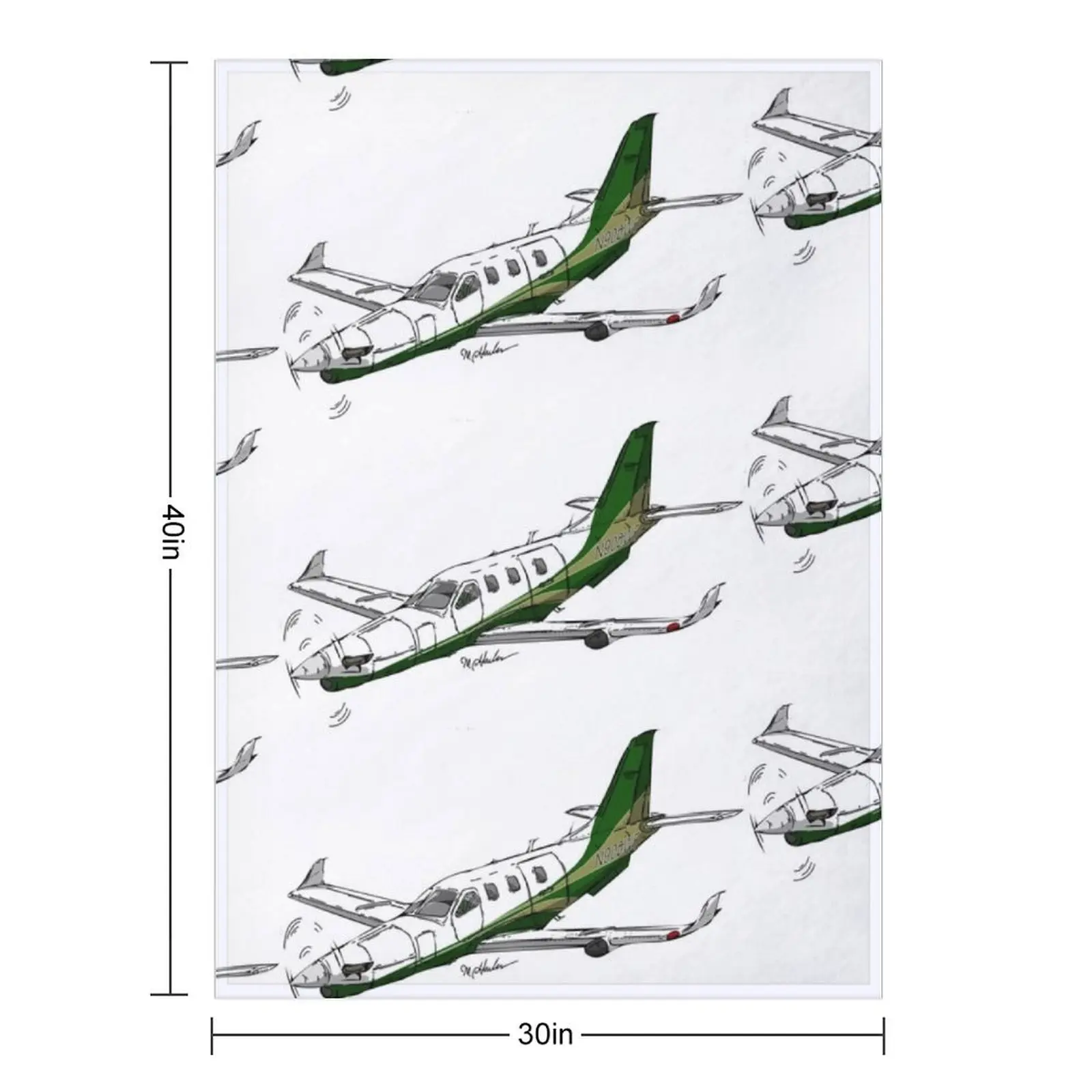 Socata TBM 700 N900WF رمي بطانية كيس النوم الأربعاء بطانيات ذات علامة تجارية فاخرة لبطانيات الأرائك