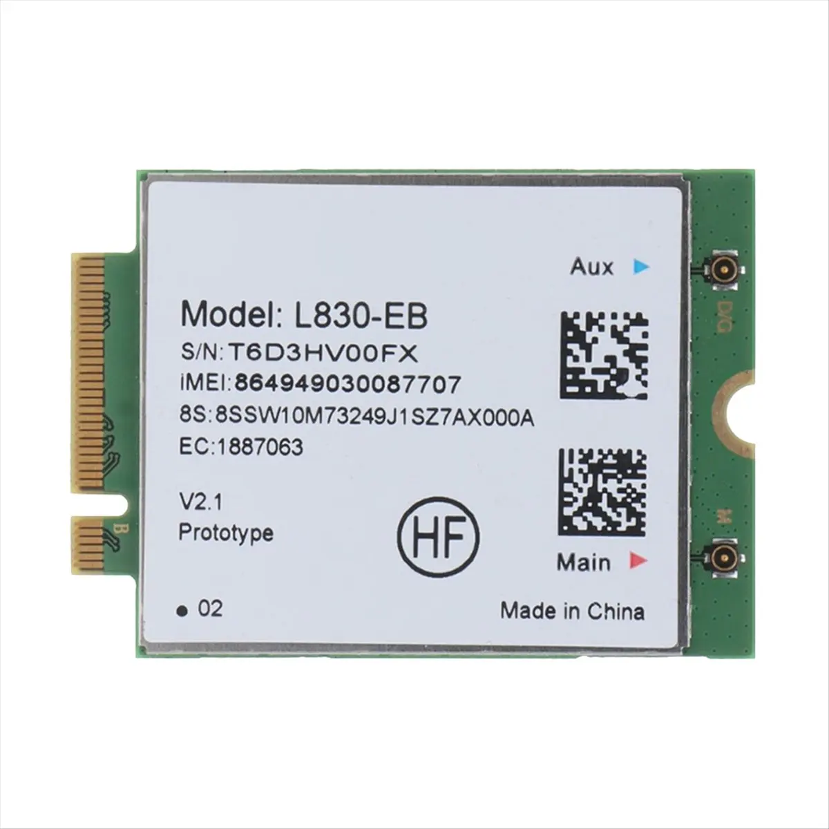 T64C! L830-EB 4G Module for Lenovo X280 X380 S1 P52s T580 T480 L580 Multifunction Built-in 4G Single Module