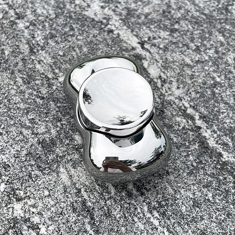 EDC Fidget Gyroscope Fidget Toy Stainless Steel Two-Bladed Fidget Spinner Metal Adults Stress Relief Toys Anxiety Relief Gadget