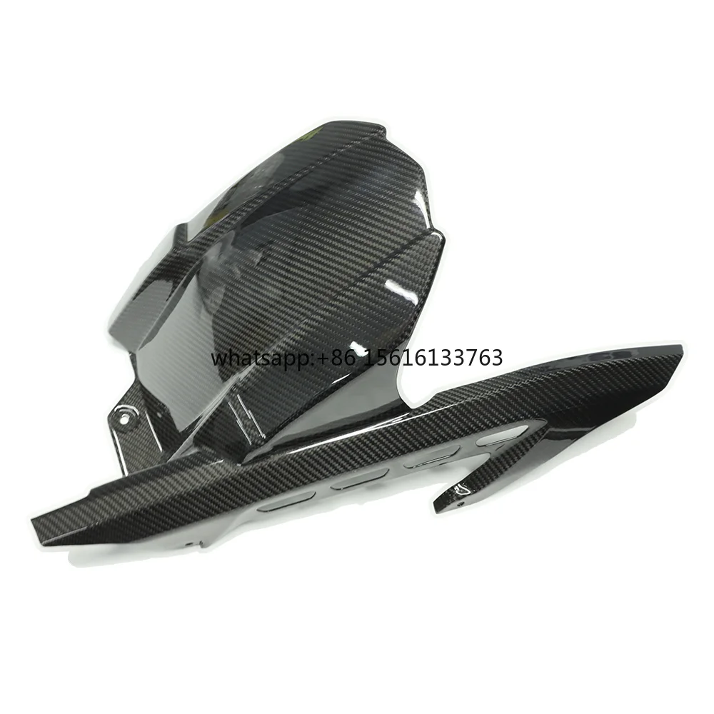 Acessórios para Motocicletas BMW S1000RR S1000R: Protetor Superior de Corrente Traseiro em Fibra de Carbono