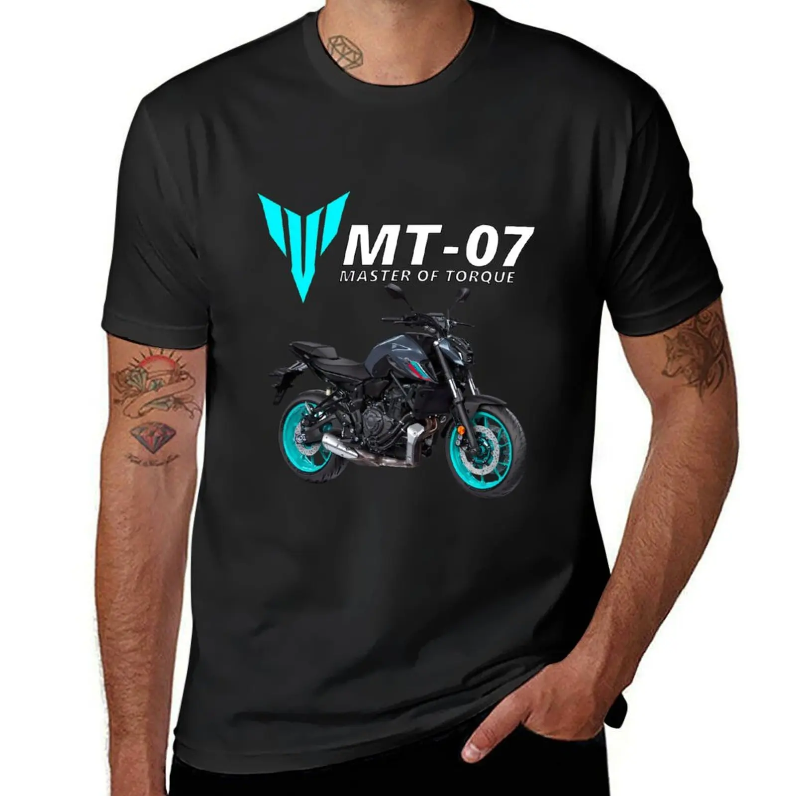 MT-07 Motorcycle T-Shirt customs tees oversized t shirt men