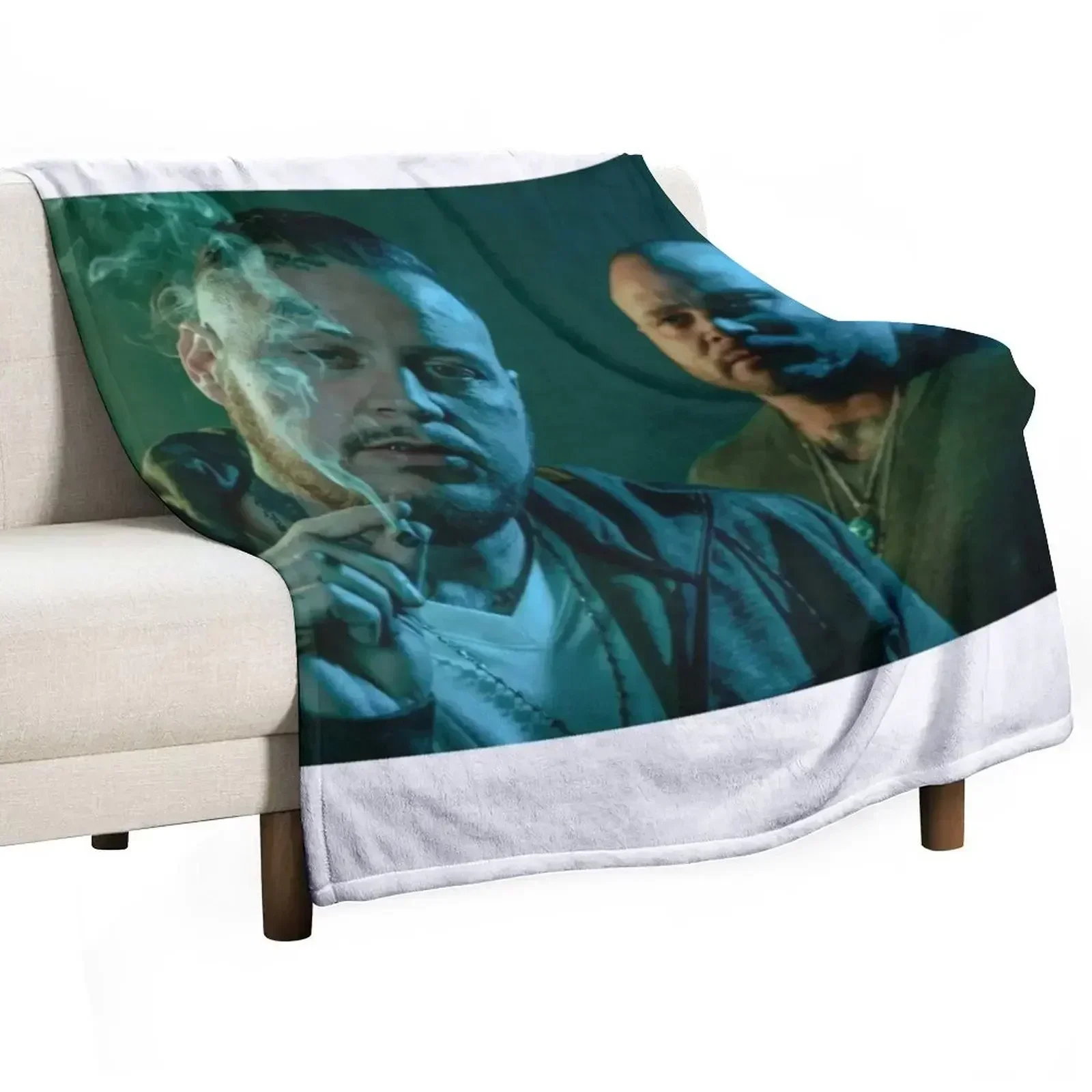 trending singer and rapper Throw Blanket blankets and throws anime halloween Moving Nap Blankets For Sofas Blankets