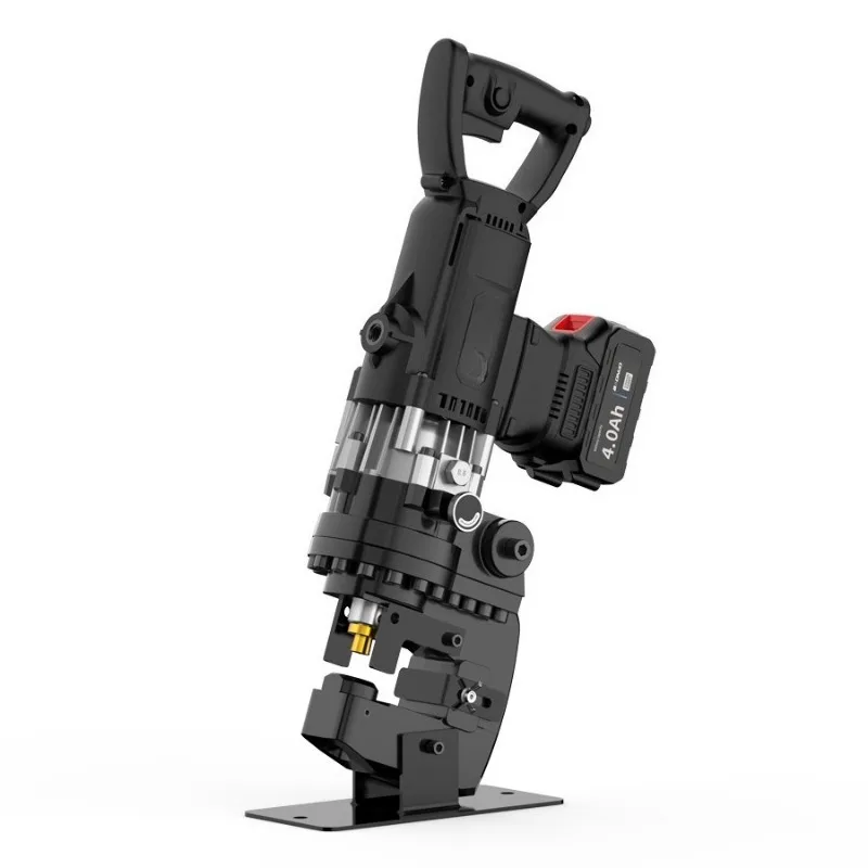 Cordless Hydraulic Hole Puncher Battery Powered Electric Punching Machine for Angle Iron Channel Steel Stainless Steel Plate