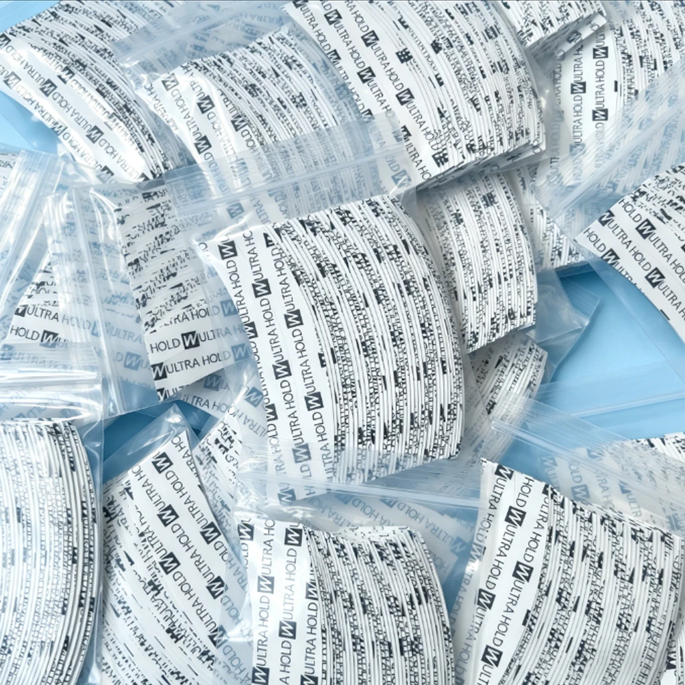36PCS Wholesale Walker No Shine Hair System Tape White Double Sided Adhesive Tape for Toupee Wig Hair Pieces