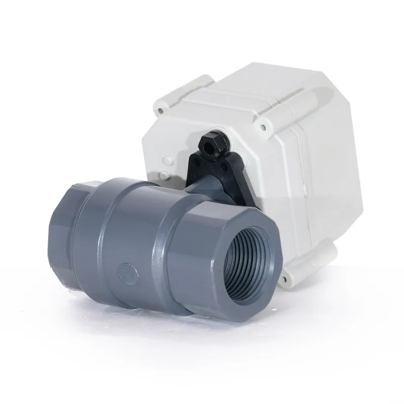 Tonhe BSP/NPT 1/2 ''2 قطعة PVC DC9-24V 4-20mA صمام كروي تعديل تناظري