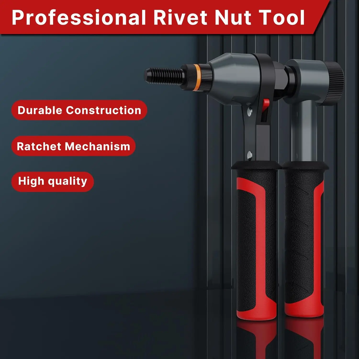 Professional Ratchet Rivet Nut Tool Kit with Quick-Change Mandrels and Durable Case for Easy Installation