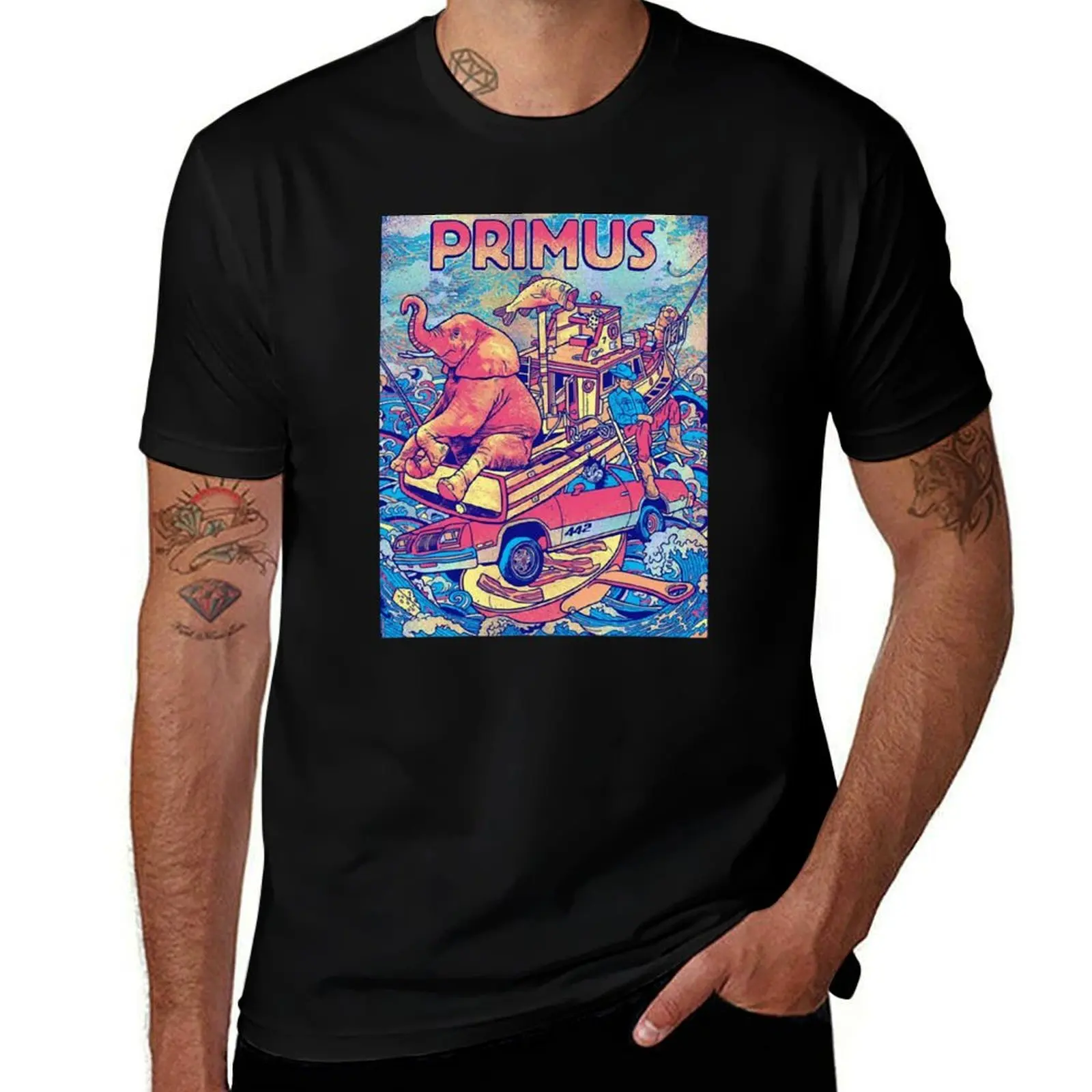 Primus T-Shirt Basic Casual Short Sleeve Cotton Shirt T-Shirt