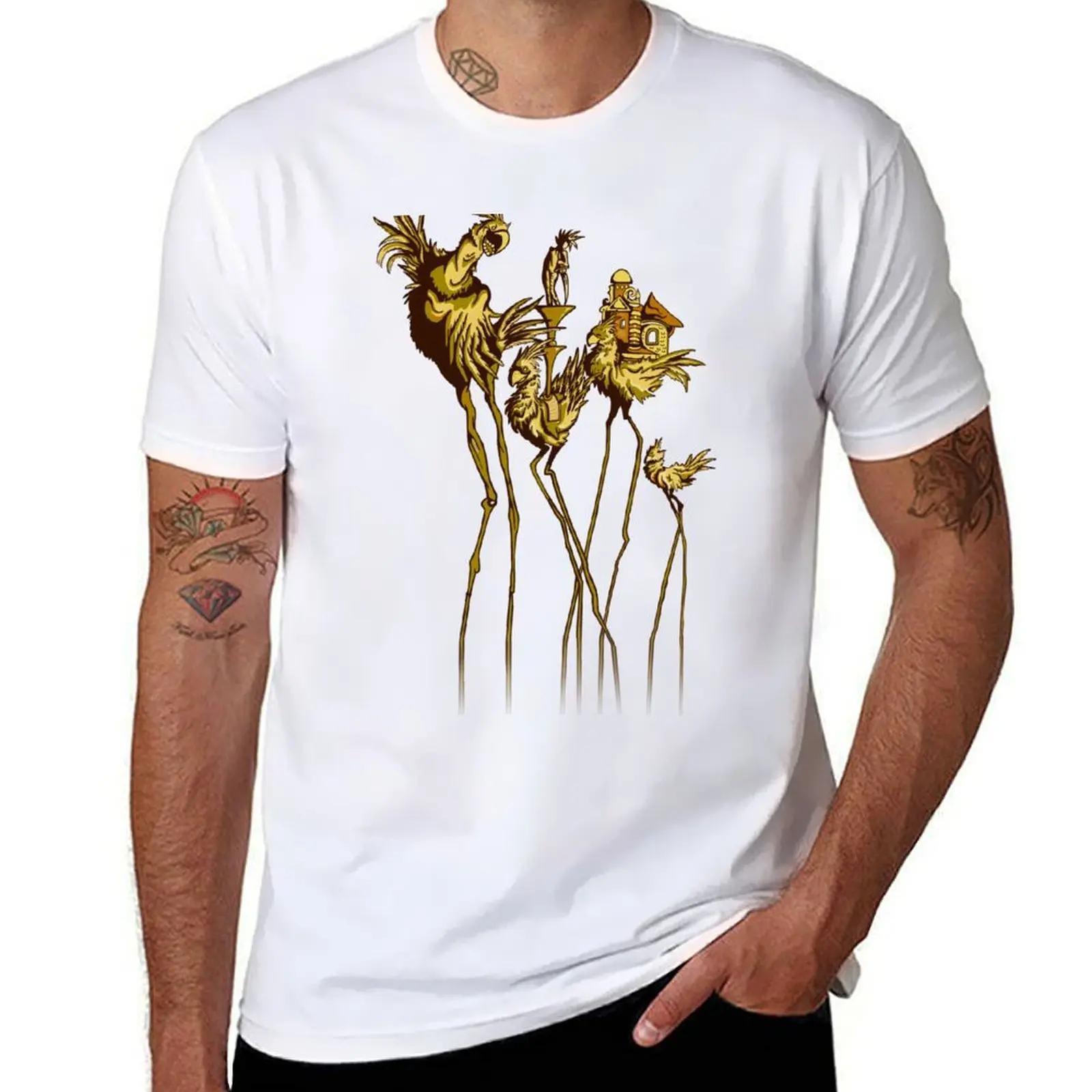 

Dali Chocobos T-Shirt essential t shirt t shirts for man graphic vintage T-Shirt
