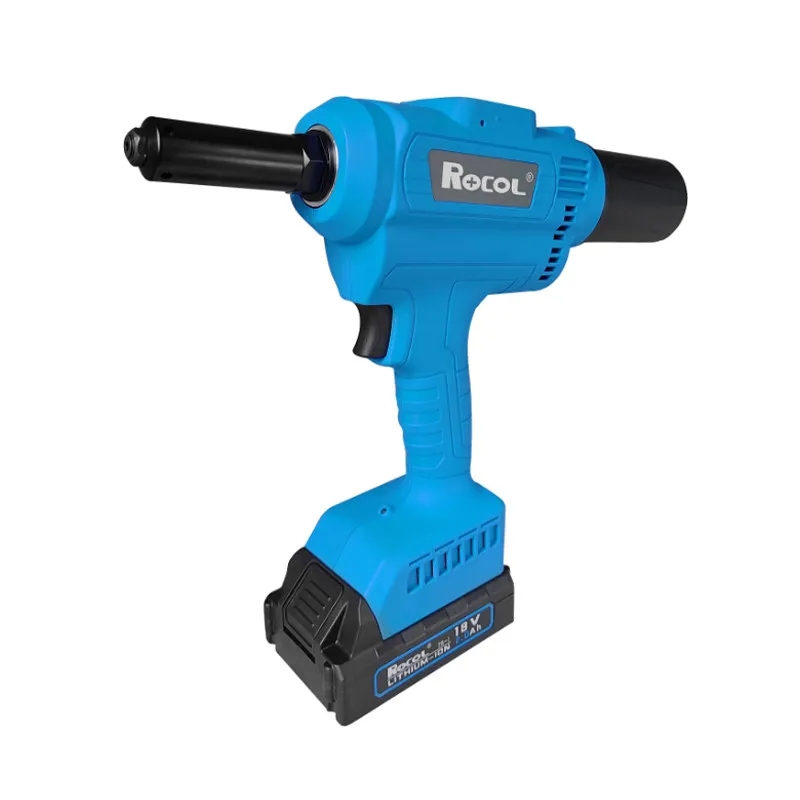 

Электрический заклепочник для глухих заклепок 6.4 мм, нержавеющая сталь, литиевая батарея, цифровой дисплей