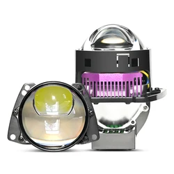 3 Inch Car Laser Bi LED Projector Lenses 12V 160W 6000K Headlight For Hella 3R G5 H4 H7 9005 9006 Light Retrofit Car Accessories