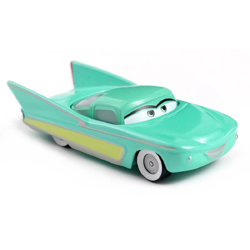 Cars 3 Pixar Cars 2 Lightning McQueen Mater Sheriff Legierungsmetall-Modellautos 1:55 Metallspielzeugfahrzeuge Jungen Kinder Geschenke Spielzeug