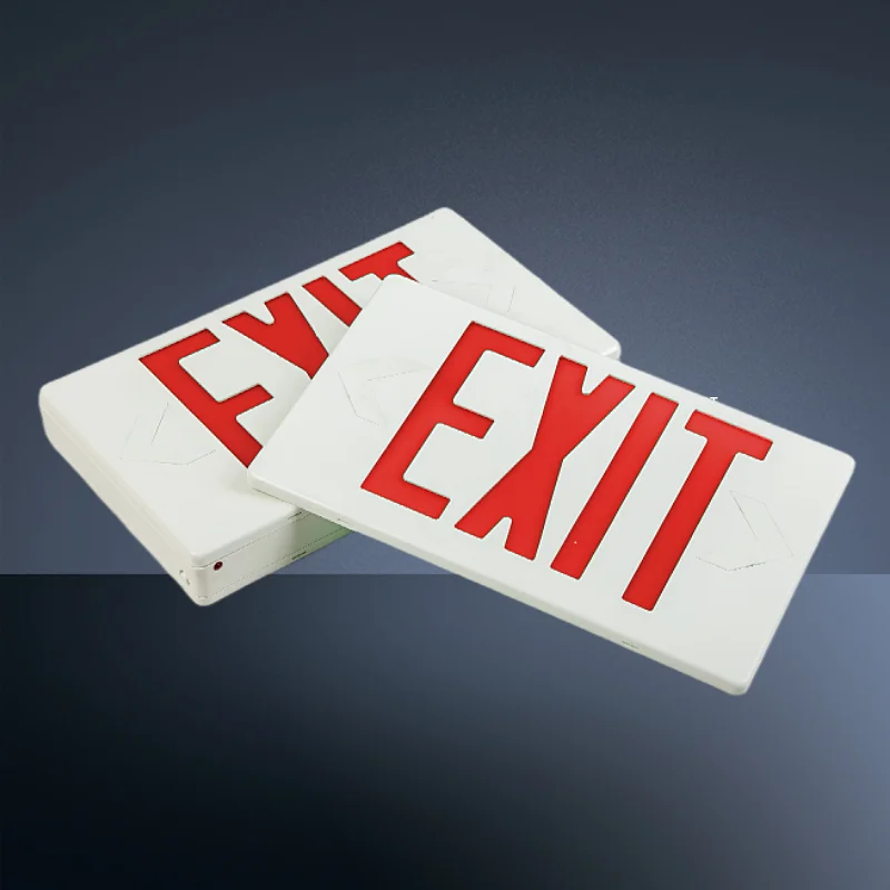 Emergency Exit Sign - 非常灯AC220v赤色出口標識LED非常灯火災安全指示警告灯（電球用）ホテル、モール、学校、公共の場所向け