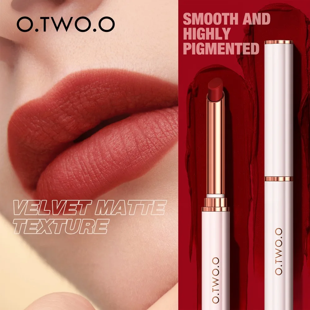 2024 O.TWO.O ลิปสติก Hydrating Moisturizing Lip Gloss Long Lasting Lip Balm Beauty