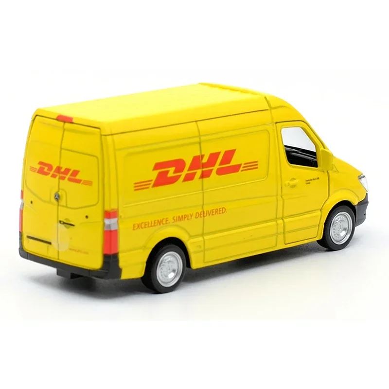 RMZ CITY 1:36 Sprinter Van (DHL) Alloy Diecast Car Model Toy With Pull Back For Children Gifts Toy Collection