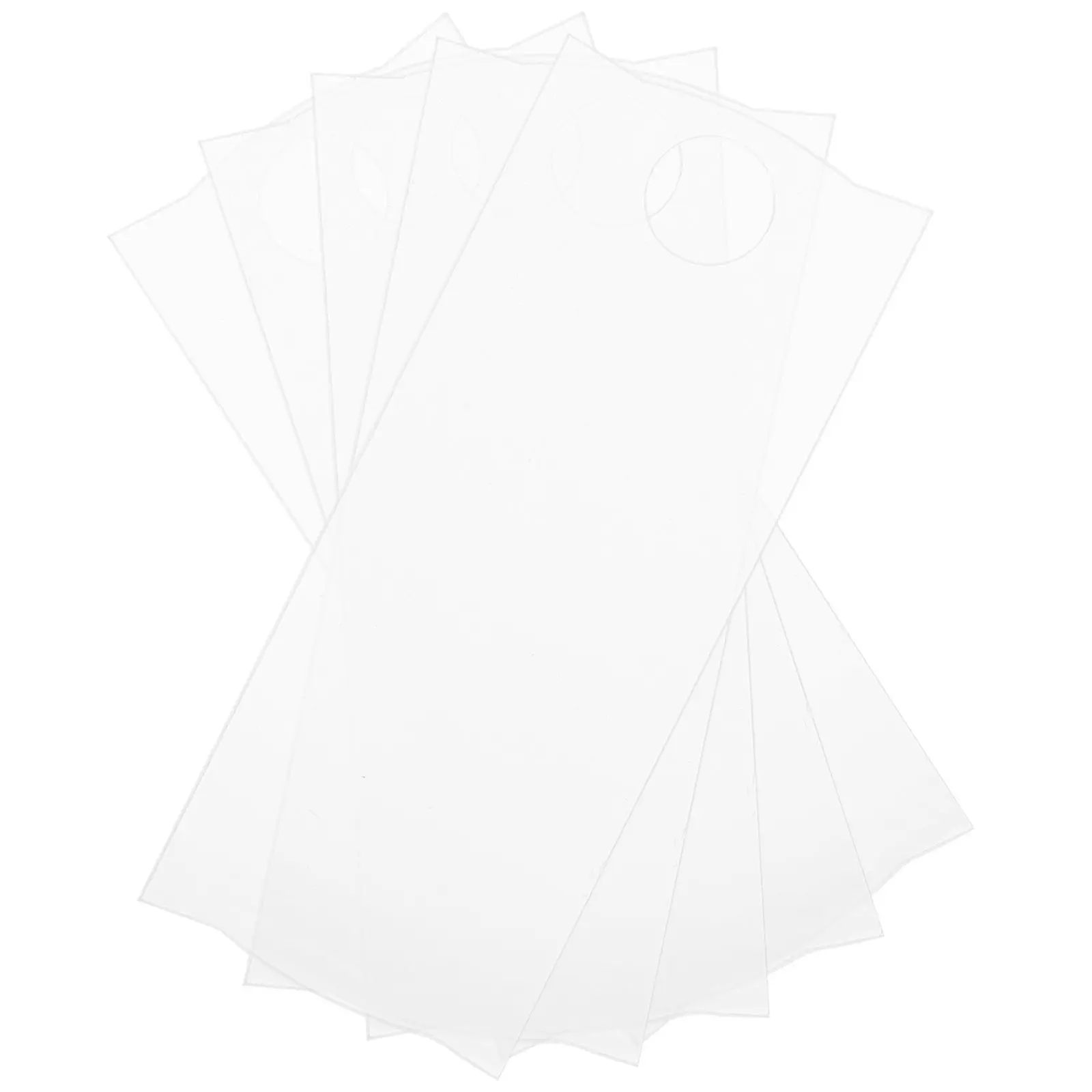 

5Pcs Sublimation Name Plate Blanks for Tumblers Blank Acrylic Name Tags DIY Customizable Badges for School Office Coffee Shop