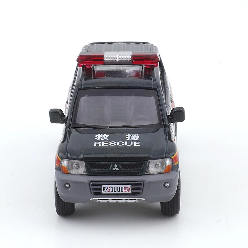 XCARTOYS 1/64 Mitsubishi trzecia generacja Pajero-samochody gaśnicze odlew ze stopu metalowe modele dziecięce świąteczny prezent zabawki dla chłopców