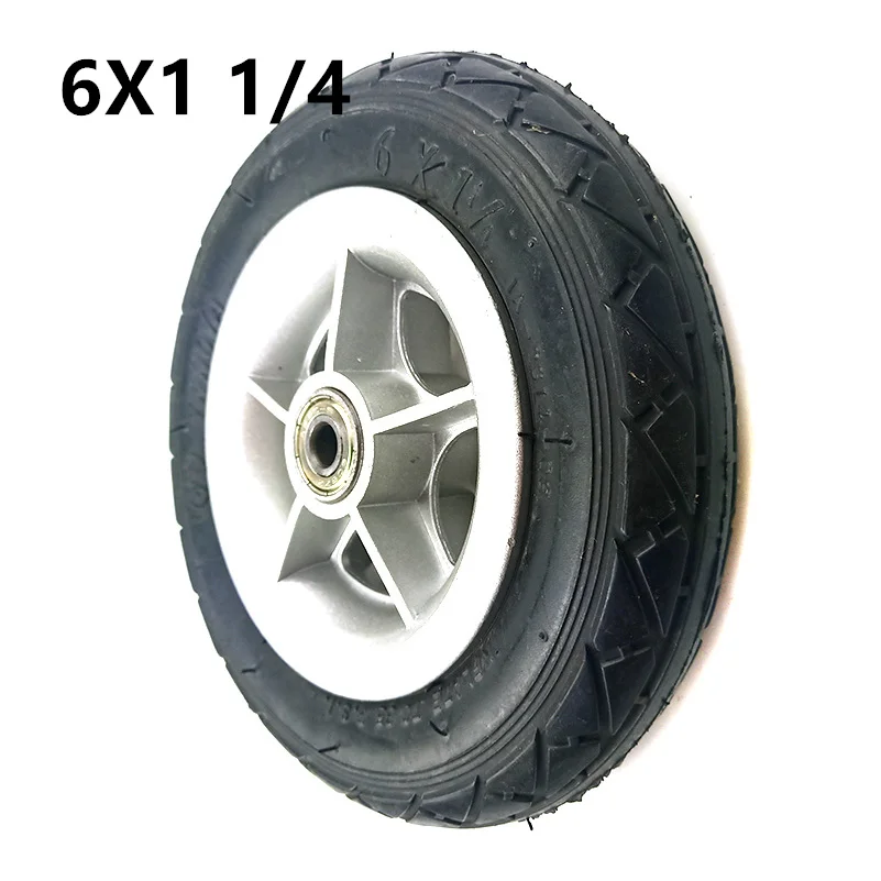 Super150MM Wheels Aluminum Wheels 6x1 1/4 Tires Wheels Inner Tubes Outer Tubes Electric Scooters 6 Inch Pneumatic Tires