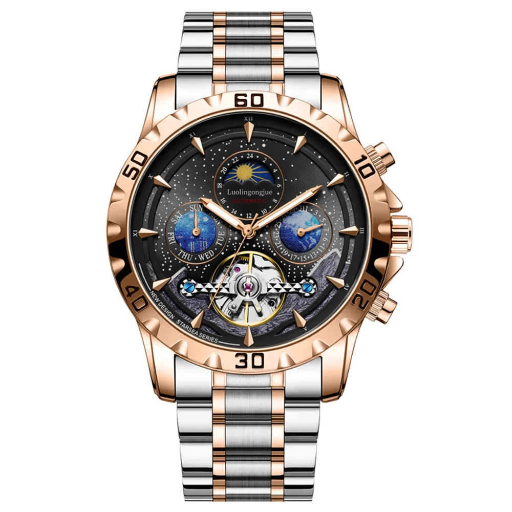 new-celebrity-bestseller-men's-mechanical-watch-starry-night-light-watch-fashion-trend-simple-watch-elite-men's-watch-men's-gift