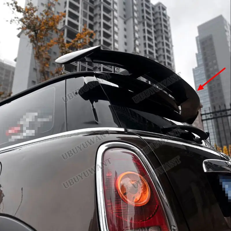For BMW MIMI Cooper F56 F55 JCW R50 R56 2003-2023 Rear Trunk Lip ABS Black Wing Spoiler Car Styling  Original factory