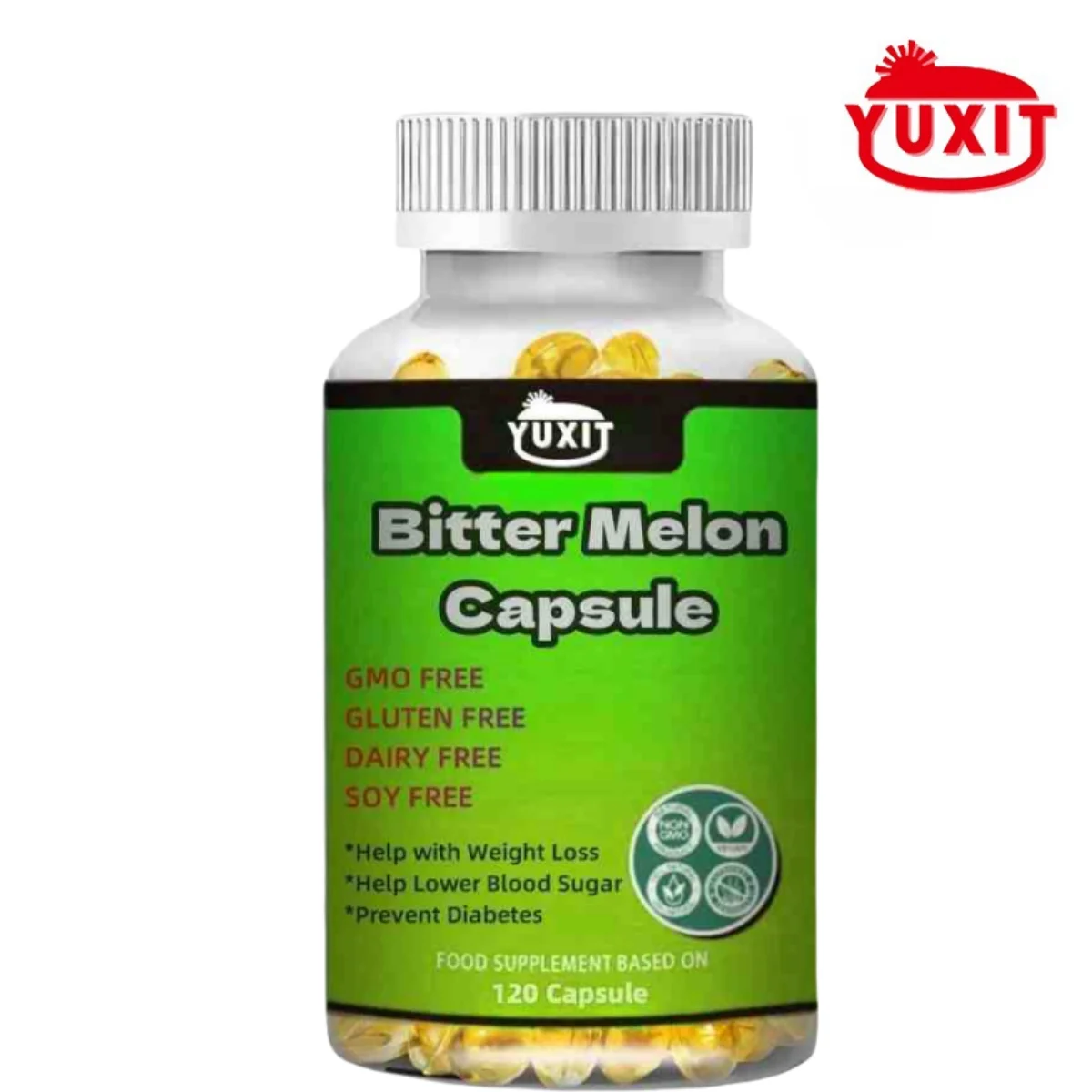 

Bitter Melon Capsules 2500 mg | 120 Count | Non-GMO & Gluten Free Extract | Complex Supplement