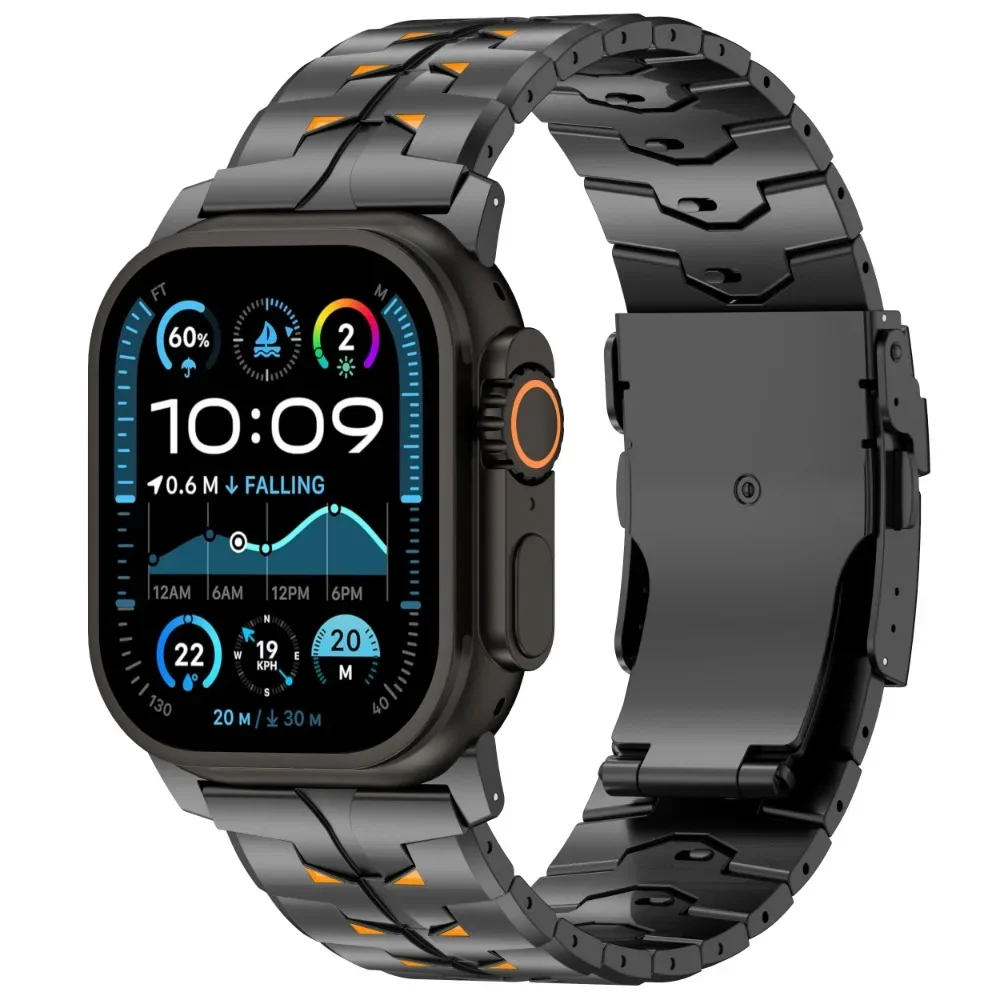 

Титановый ремешок для Apple Watch Ultra 2 49 мм, серия 10 46 мм 8 9 7 se 6 5 4 Ремешок для часов iWatch ultra 49 44 мм 45 мм Браслет