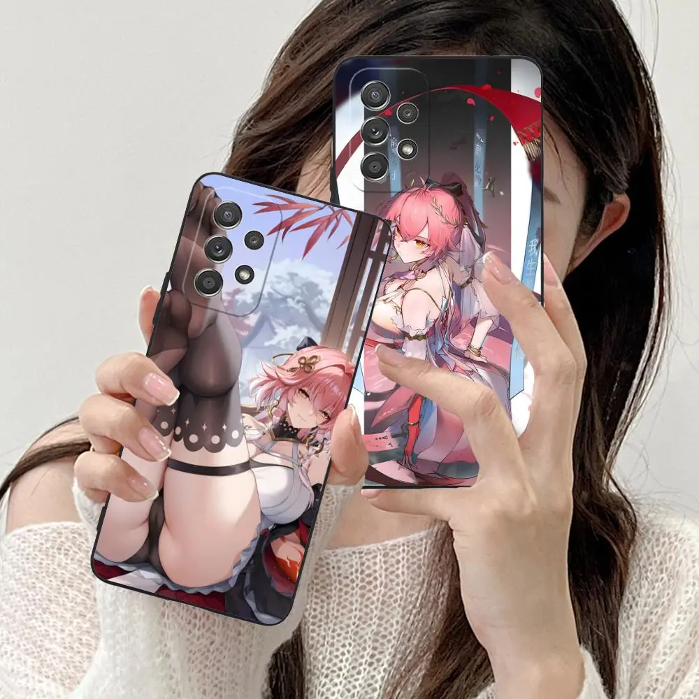 

Чехол для телефона Wuthering Waves Changli для Samsung Galaxy A73 72 71 70 56 55 54 53 52 36 35 34 23 16 15 5G Цветной защитный красивый