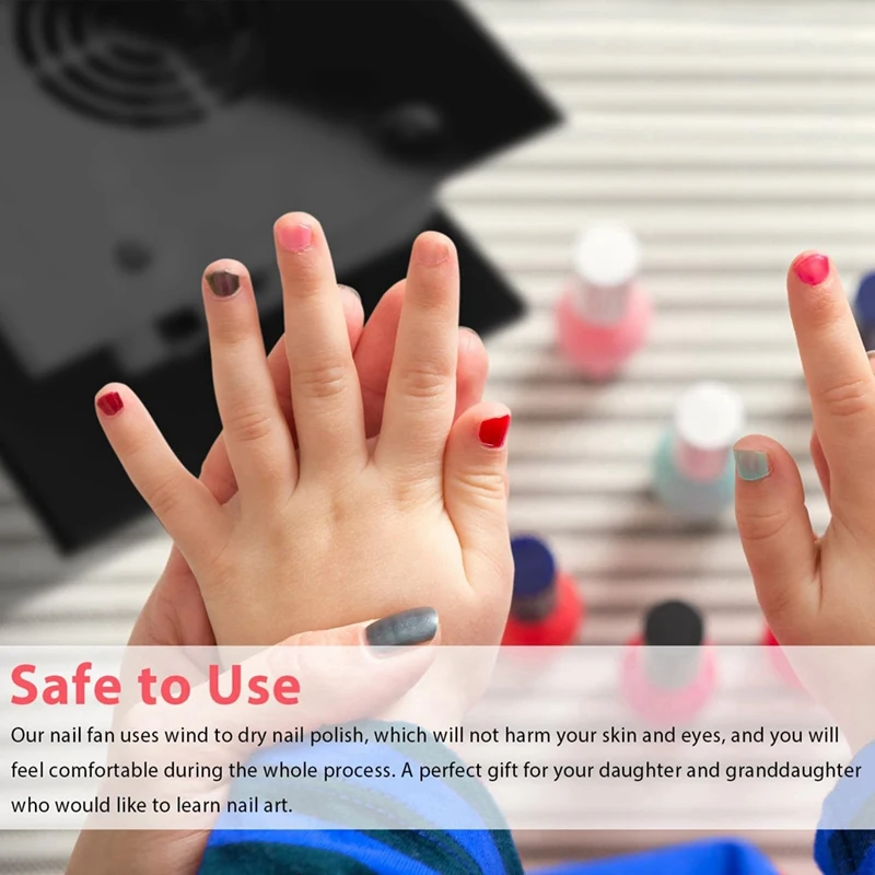 

【A99P】NailDryer for Regular Polish,300W NailDrying Fan with Hot and Cool Air,Professional Air NailDryer for Manicure Salon(US)