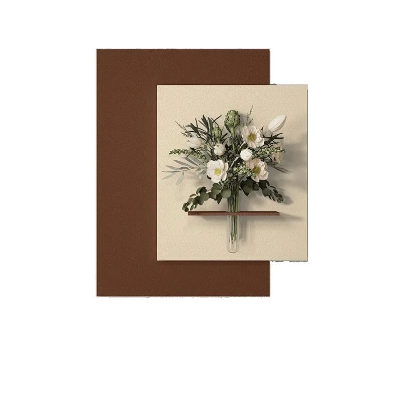 

Three-dimensional sandstone retro wind porch decorative painting, living room, bedroom bedside mural