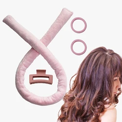 Create Professional Looking Curls Instantly with Heatless Curling Rod Headband No Heat Soft Overnight Hair Curlers