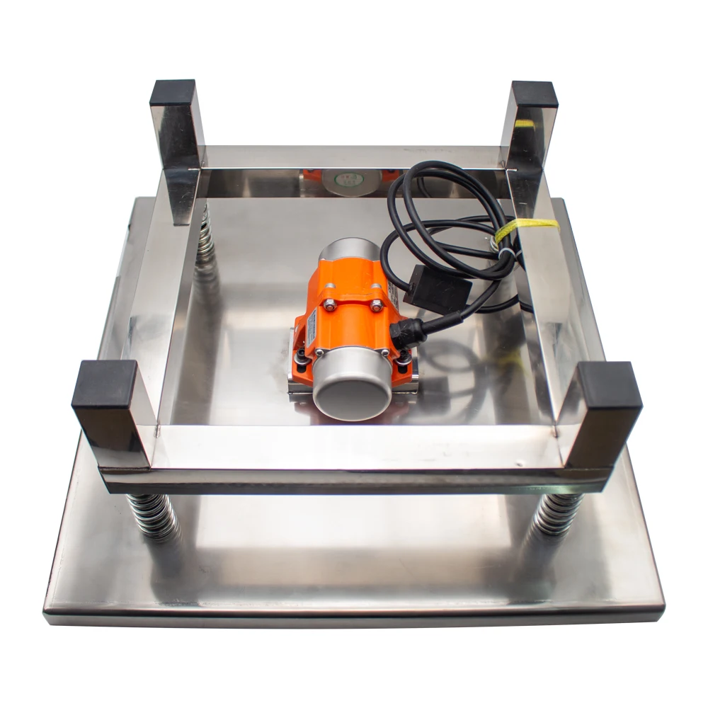 50X50ซม.คอนกรีตสั่นตารางการสั่นสะเทือน Test Bench Test บล็อกการสั่นสะเทือนแพลตฟอร์มสแตนเลสมินิสั่นสะเทือนตาราง