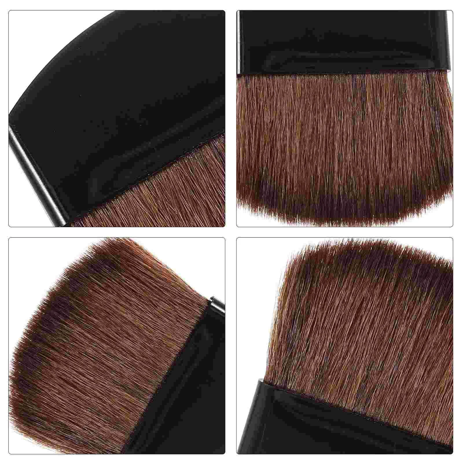 2pcs New Makeup Brush Beauty Powder Face Blush Brushes Portable Professional Foundation Brush Mini Cosmetics Soft Base Make up