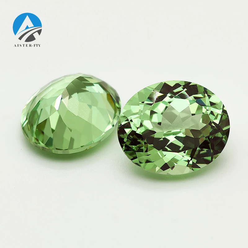 

Светло-зеленые овальные камни YAG (иттрий-алюминиевый гранат) для изготовления ювелирных изделий и DIY-дизайна