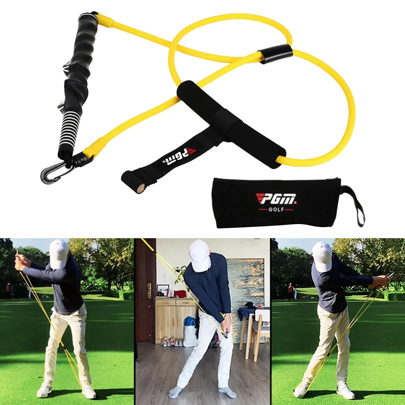 Pull Up Rope Golf Exerciser Resistance Bands Exercise Fitness  Swing Cord Training Aid Tool for Women Men Full Body Fitness